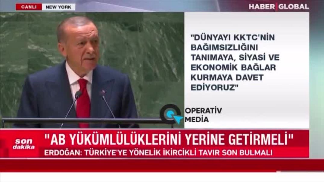 ⁣Президент Турции Эрдоган на Генассамблее ООН