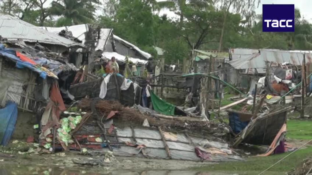 ⁣Ужасные последствия циклона Хамун в Бангладеше