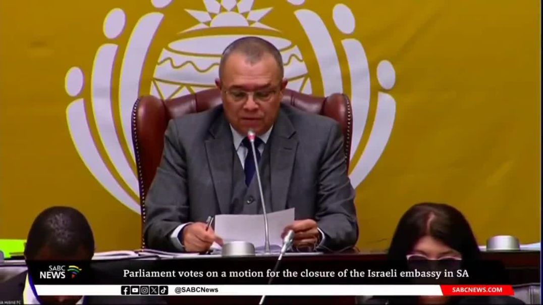 ⁣Парламент Южной Африки в настоящее время одобряет возможность закрытия посольства Израиля