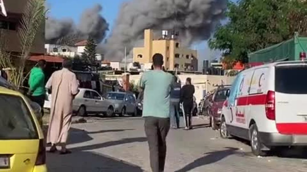 ⁣ВВС Израиля нанесли очередной удар по окрестностям индонезийской больницы на севере сектора Газа