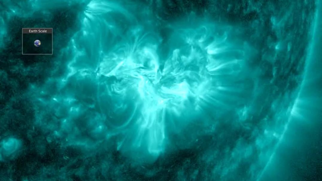 ❗️Активная область Солнца AR3664 произвела новую сильнейшую вспышку X3.97, с крупным корональным выб