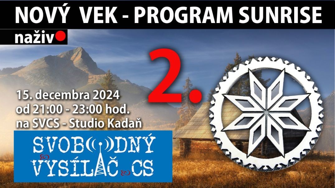 ⁣Relácia 02 | NOVÝ VEK - PROGRAM SUNRISE 15.12.2024