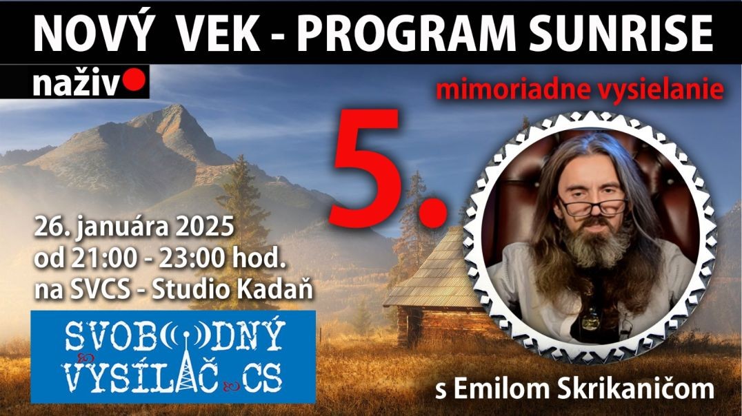 ⁣Relácia 05 | NOVÝ VEK - MIMORIADNE VYSIELANIE S DÔLEŽITÝMI INFORMÁCIAMI 26.1.2025